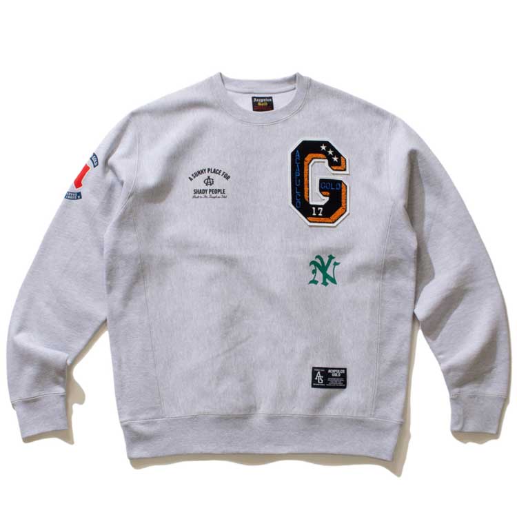 Acapulco Gold / Applique Crewneck Sweat アカプルコゴールド 激安